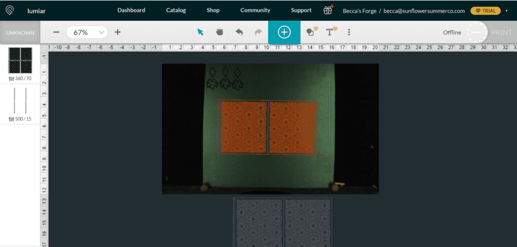 glowforge software
