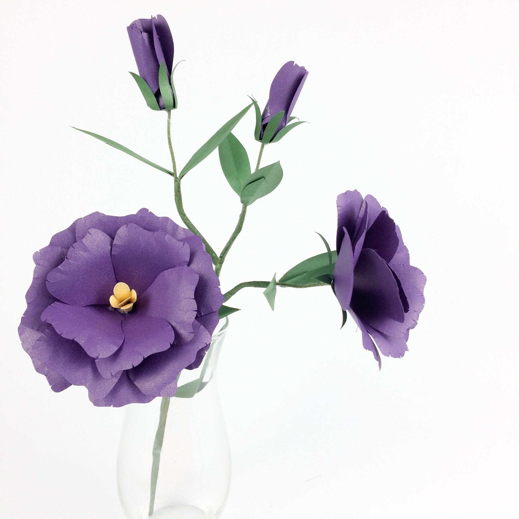 Lisianthus Paper Flower Template