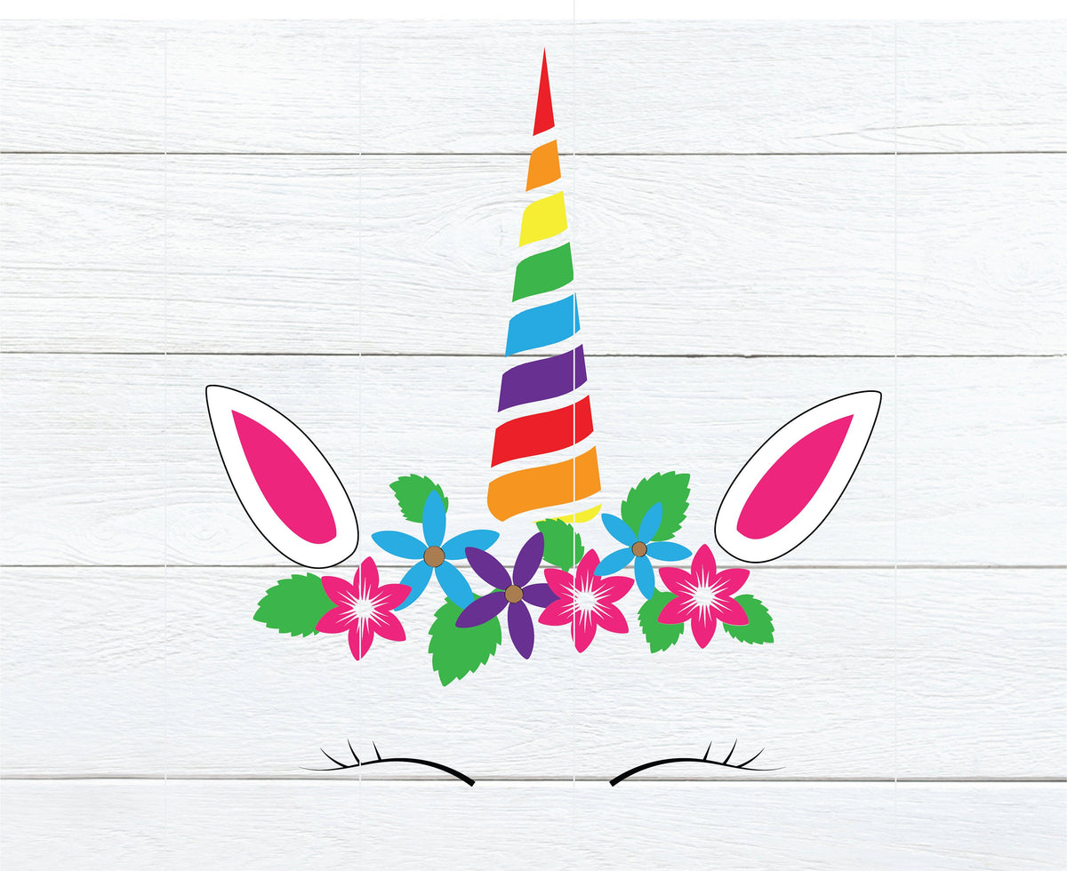 Unicorn Face SVG