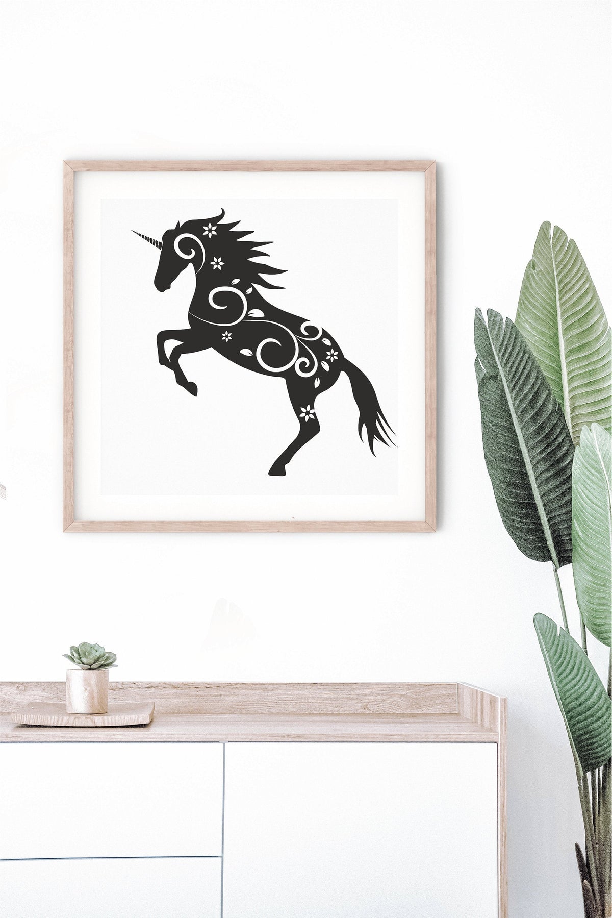 Unicorn Mandala SVG