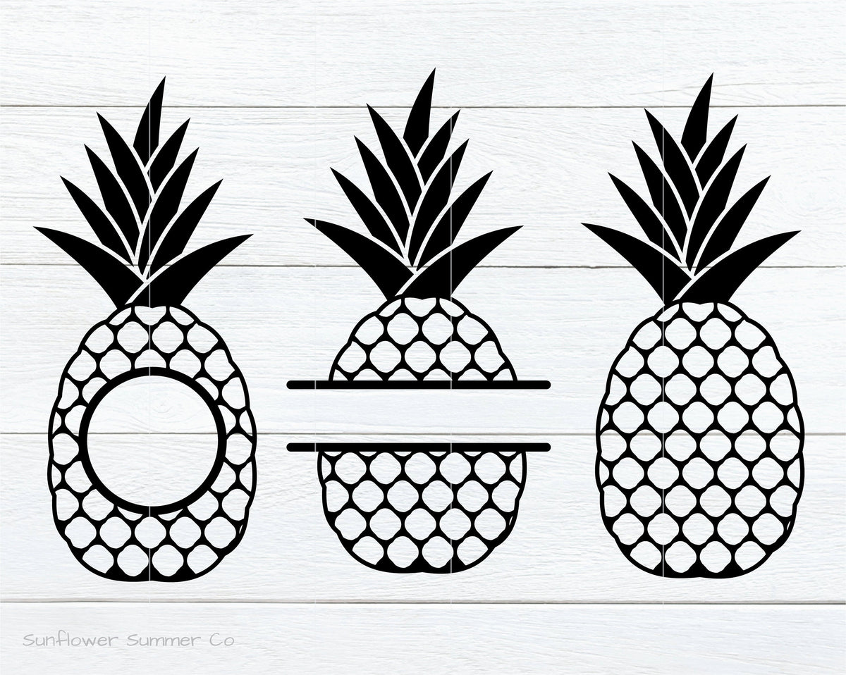 Pineapple Monogram SVG