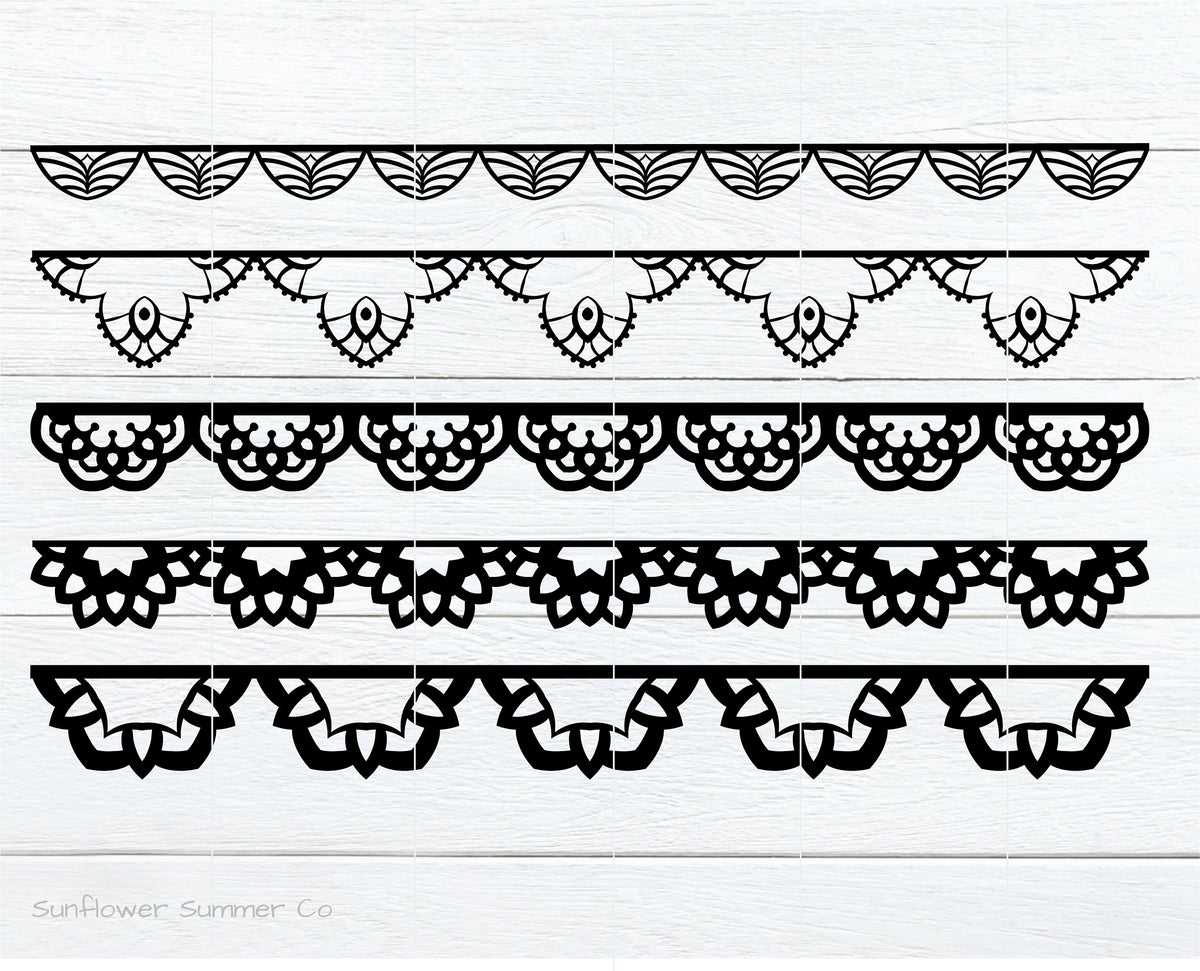 Mandala Border SVG