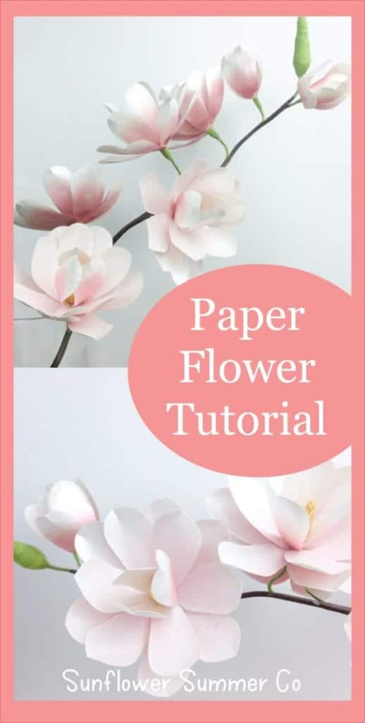 paper magnolia template