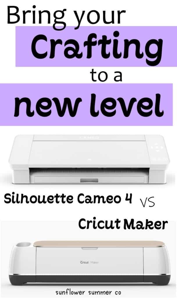 cricut maker vs silhouette cameo 4