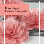 peony paper flower template