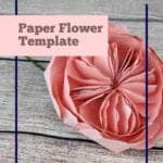 juliet rose paper flower template- david autsin rose