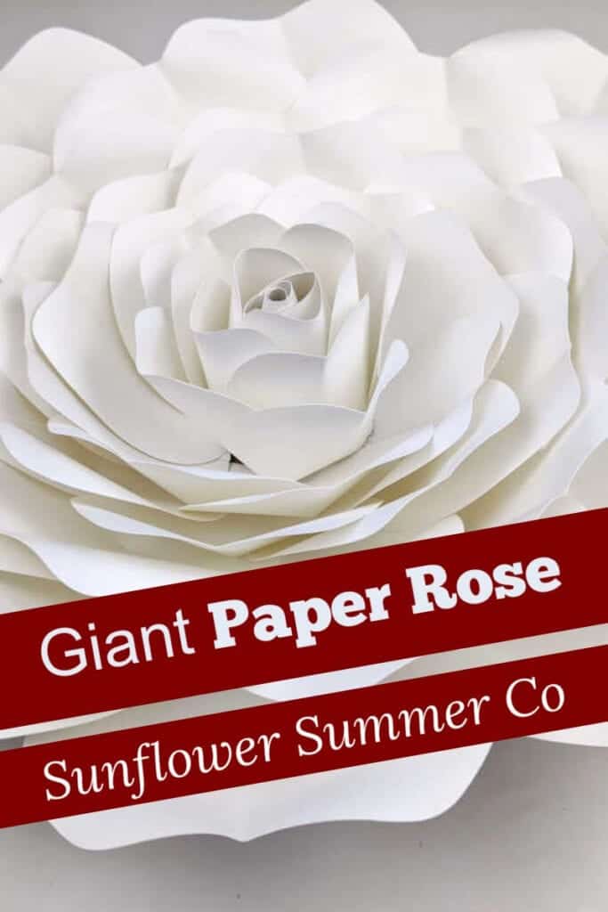 giant paper rose template