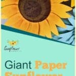 giant paper sunflower