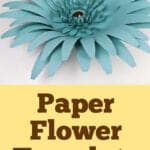 how to make giant gerbera daisy template