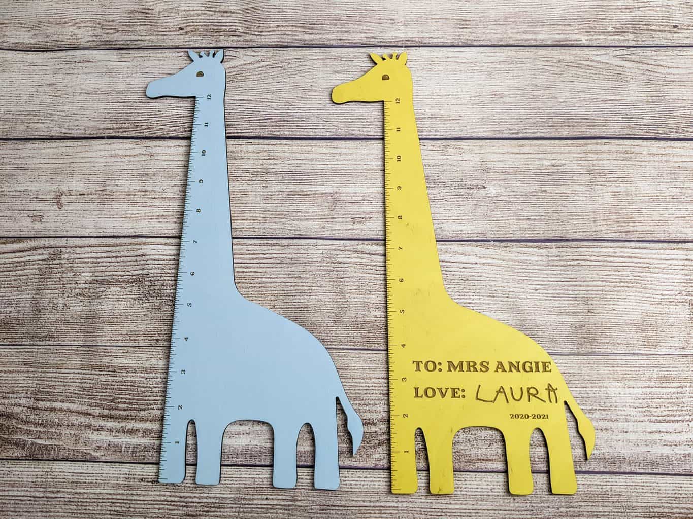 You are currently viewing How To Make a Cute Giraffe Ruler Using a Laser Cutter