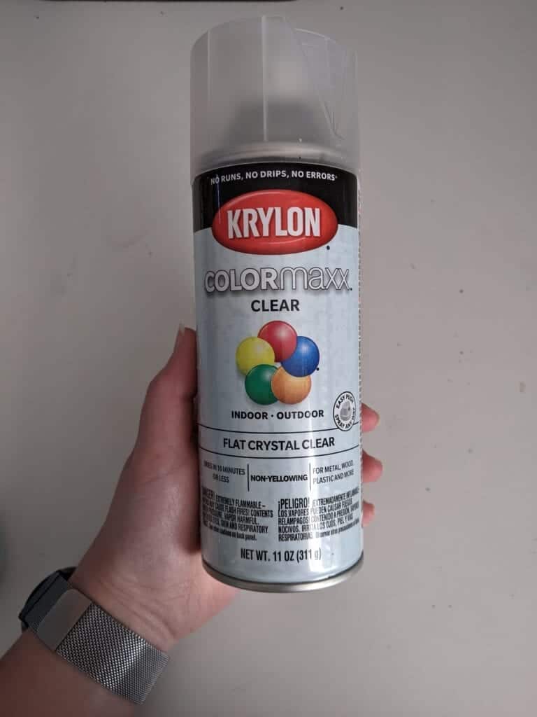 krylon color maxx clear to seal your leaf earrings