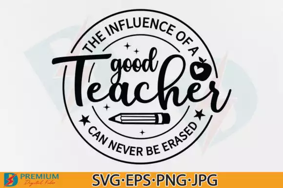 Teacher SVG Design, Teacher Gift Shirt Graphic by Premium Digital Files · Creative Fabrica